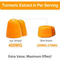 Best Seller Turmeric Gummies With Bioperine Super Antioxidant Boost Immune System and Brain Function for Private Label